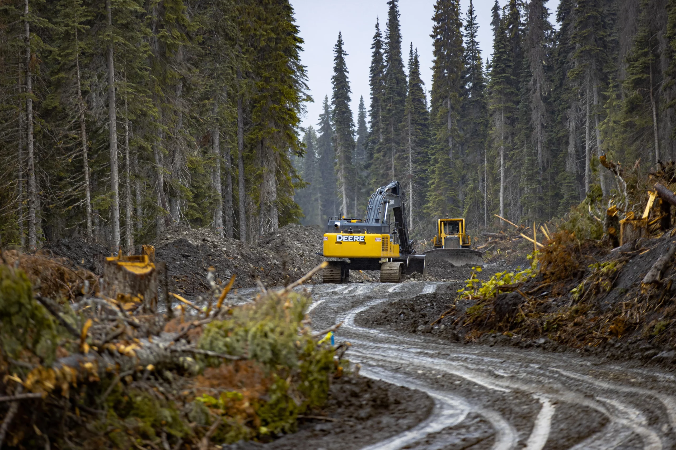 Construction of the Coulter Creek Access Road